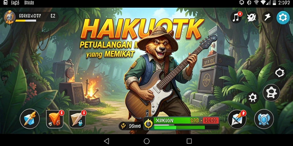 Tampilan gameplay HAIKUOTK yang menarik dan interaktif.