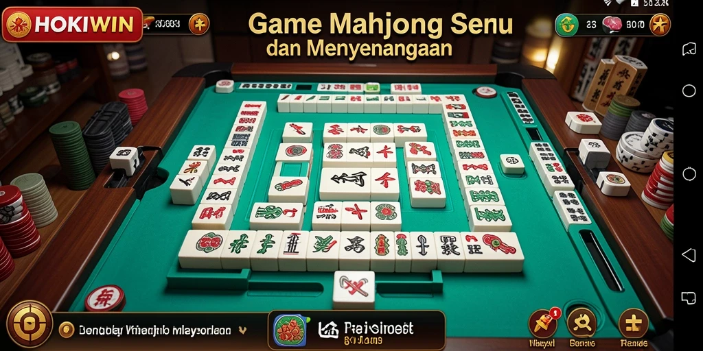 Tampilan gameplay seru HOKIWIN, penuh strategi Mahjong.