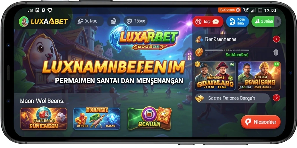 Tampilan gameplay menarik dari LUXARABET yang seru dan penuh warna.